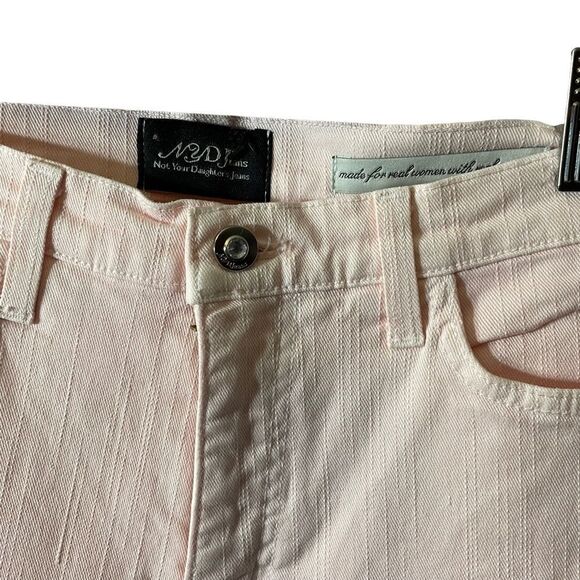 NYDJ Pink High Rise Flared Jeans Size 4 - Picture 3 of 7